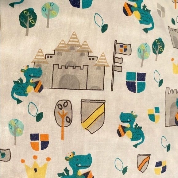 Bedtime Originals Sparky The Dragon Fleece Blanket And Matching Crib Sheet - Picture 10 of 11